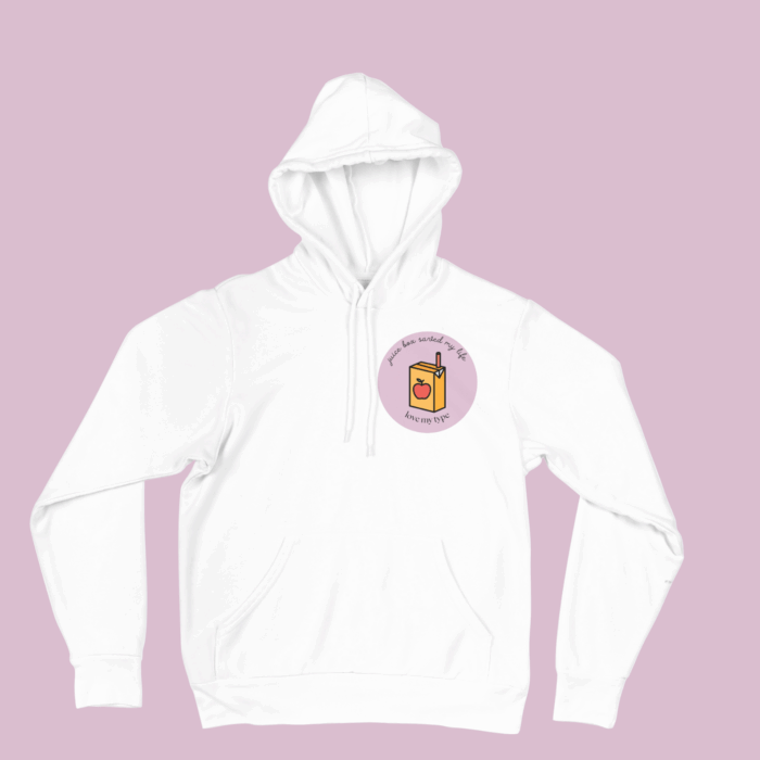 "Juice box saved my life"-pulóver