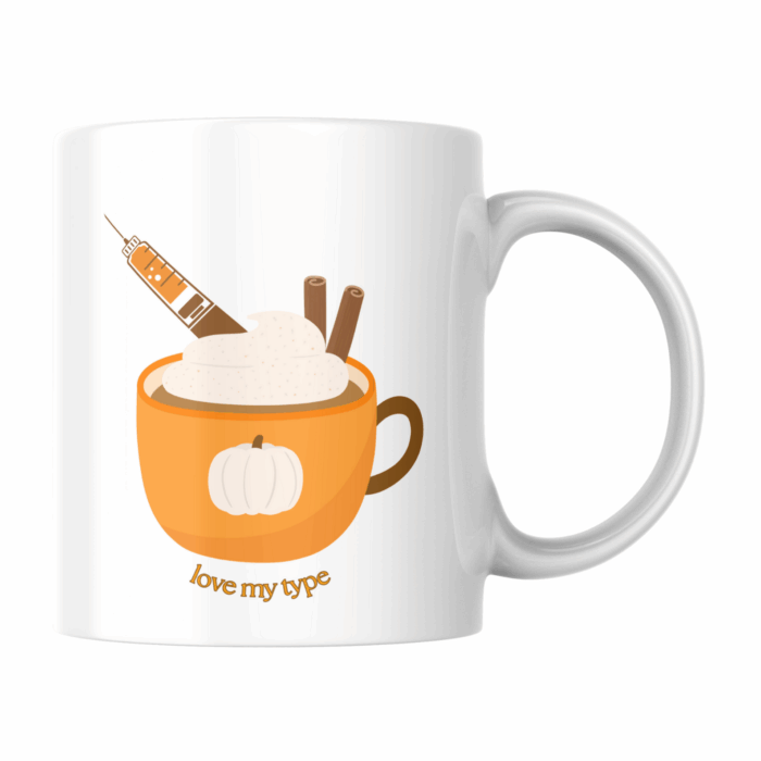 Pumpkin spice cappuccino-bögre