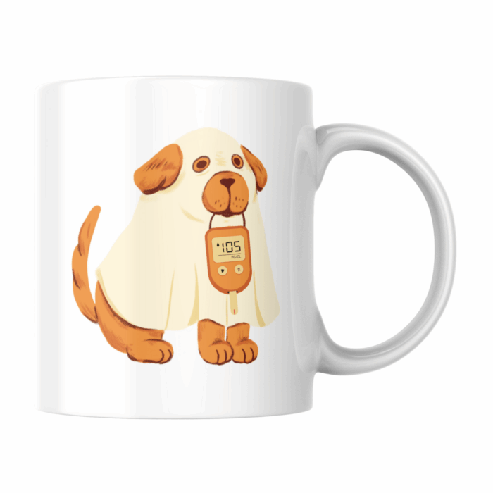 Halloweeni kutyás-bögre