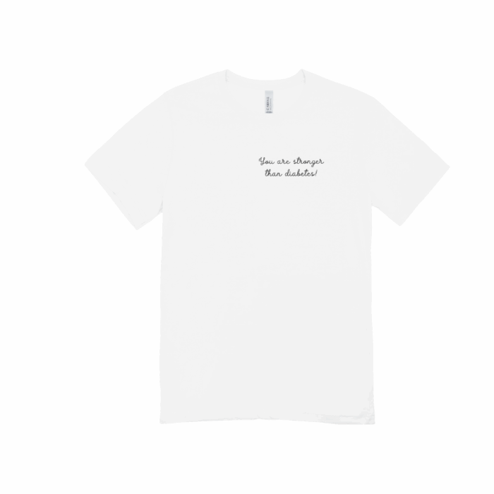 7. You are stronger than diabetes! – póló