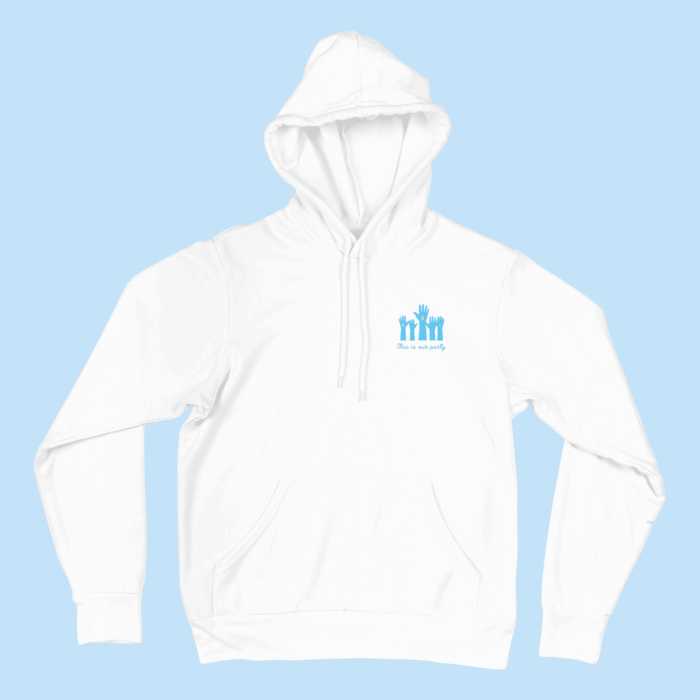 Kék kezek - pulóver