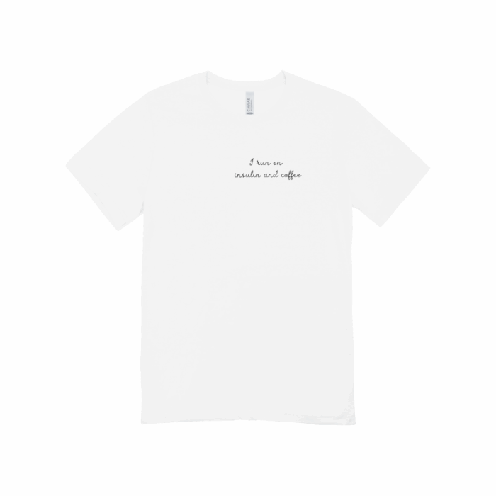 19. I run on insulin and coffee – póló