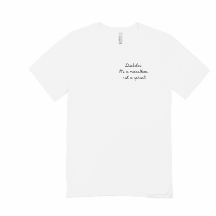 5. Diabetes: It’s a marathon, not a sprint! – póló