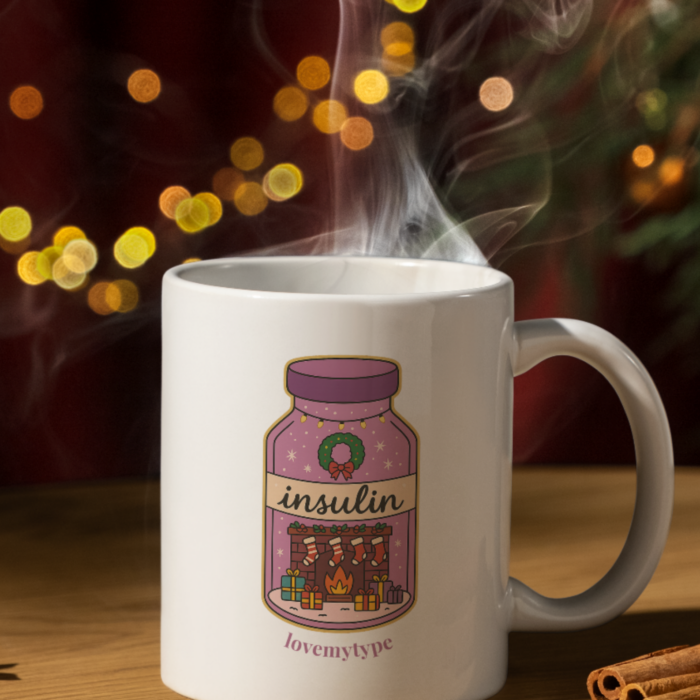 Inzulin üvegcse kandallóval-bögre